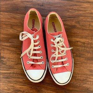 Coral Converse All Star Chuck Taylors
